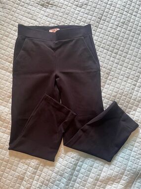 LOFT Black Women's Stretch Ponte Pants size M